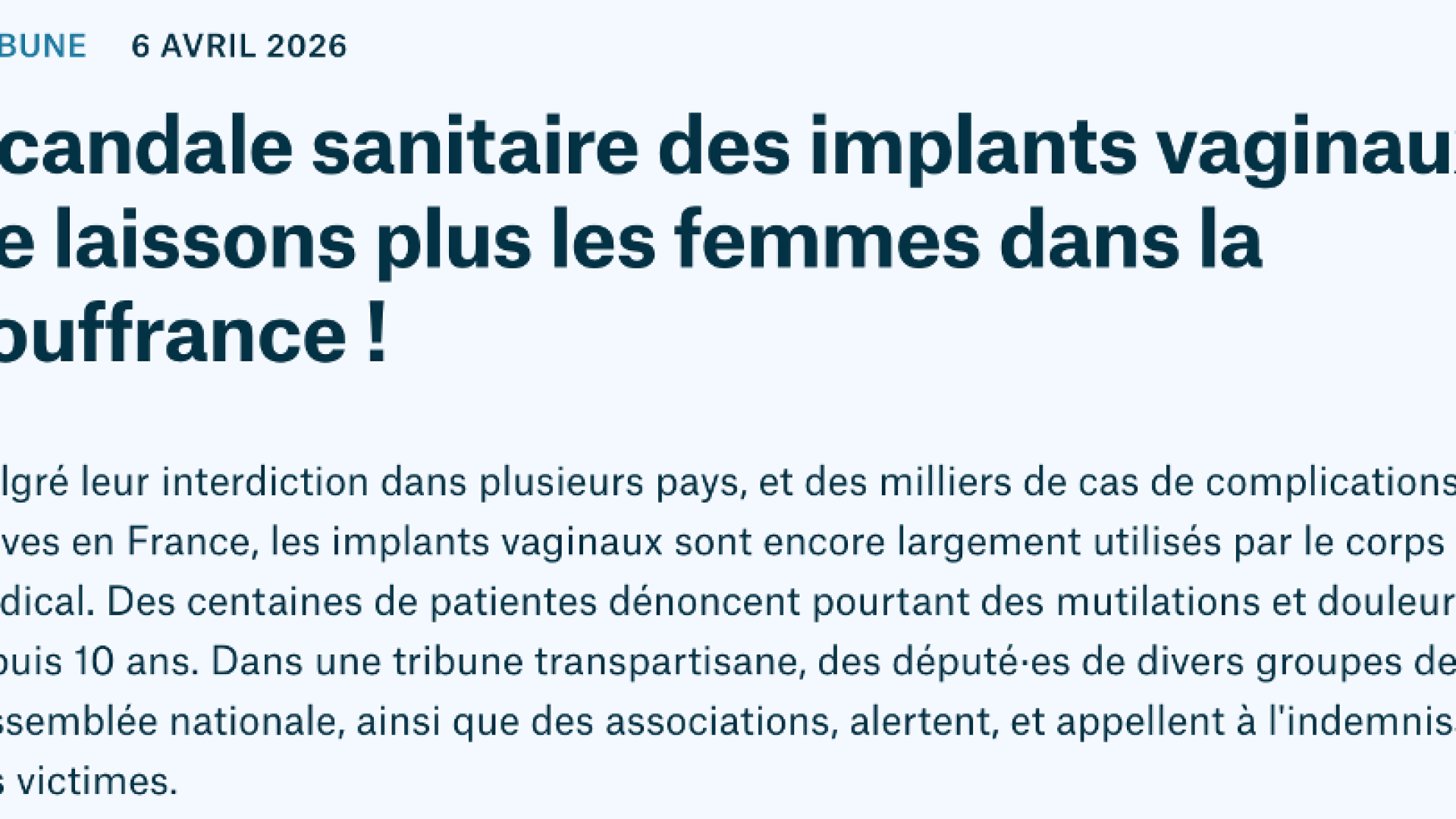 scandale implants